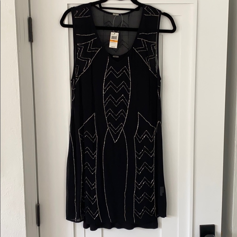 Chan Luu Black Embellished dress